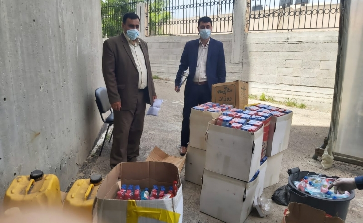 النيابة العامة تتلف جل كحولي غير مطابق للمواصفات الفلسطينية