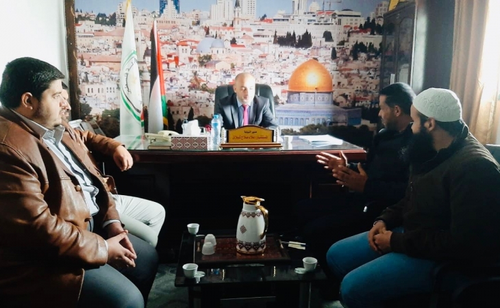 نيابة الوسطى الجزئية تستقبل وفد من الأجهزة الأمنية وهيئة التوجيه والسياسي بالمحافظة 