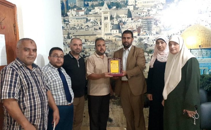 نيابة رفح تستقبل مدير عام الداخلية بالمحافظة 