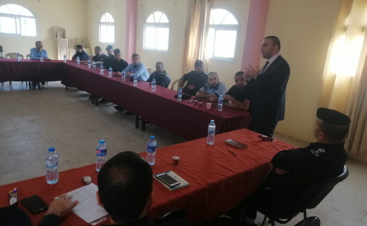 نيابة خانيونس الجزئية تعقد محاضرة تدريبية لضباط شرطة محافظة خانيونس  النيابة العامة - دائرة الإعلام