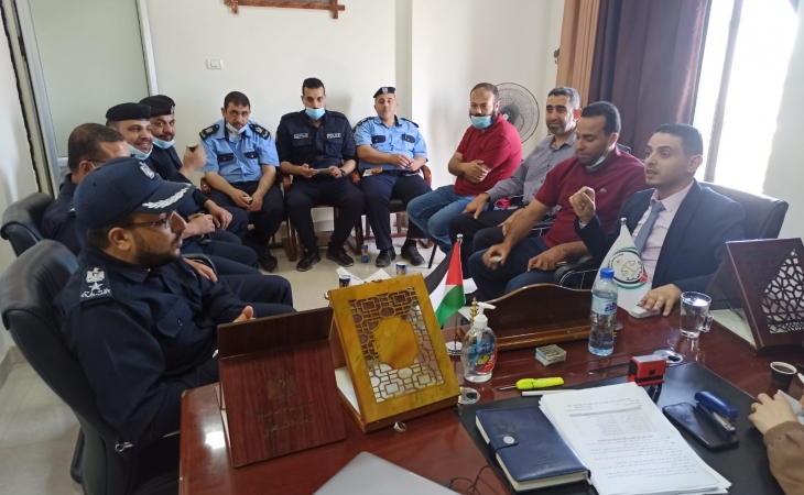 مدير نيابة غزة الاولي يؤكد ان  الاستقرار المجتمعي وتحقيق الامن، الهدف الاسمي لمنظومة العدالة الجنائية*
