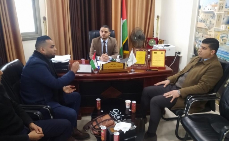  نيابة غزة الجزئية الأولى تعقد سلسلة اجتماعات مع الشركاء لمتابعة سير العمل