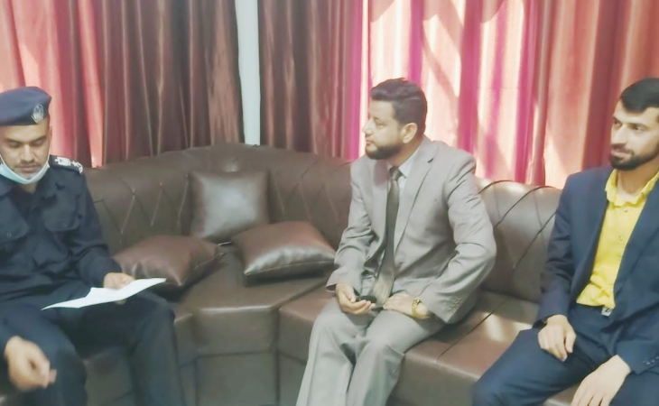 مدير نيابة خانيونس يلتقي بمدير شرطة القرارة ويؤكد على تعزيز التعاون الاجرائي لترسيخ العدالة