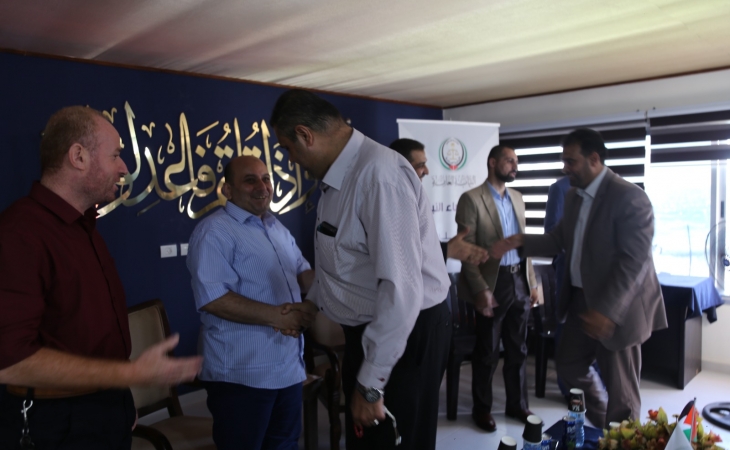 لقاء معايدة النائب العام مع أسرة النيابة العامة