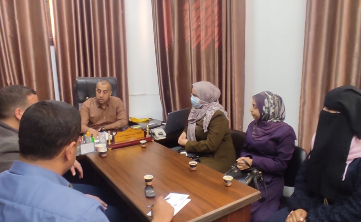 دائرة المحرزات تعقد اجتماعاً مع المعمل الجنائي في وزارة العدل