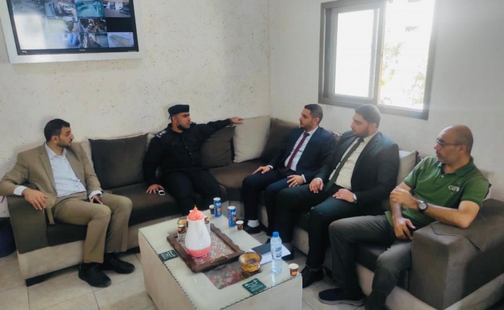 توطيداً للعلاقة بين شركاء العدالة...نيابة غزة الجزئية الأولي تعقد زيارة لقيادة مركز شرطة الزيتون