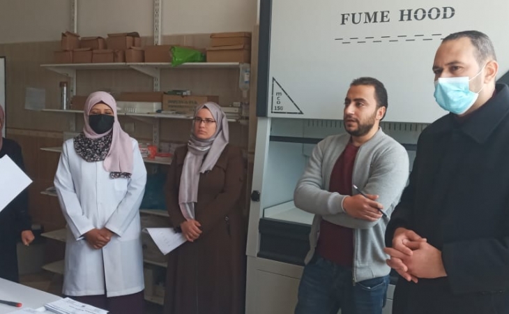 التفتيش القضائي بالنيابة العامة ينظم  زيارة للمعمل الجنائي بوزارة العدل