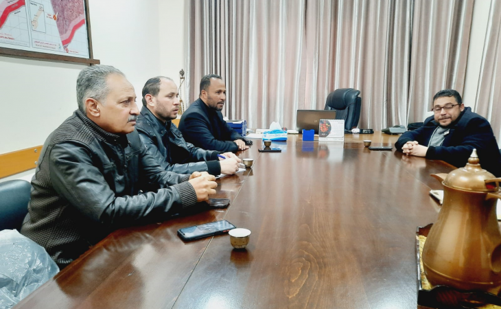 نيابة رفح الجزئية تنظم زيارة تعاونية لوزارة الزراعة في محافظة رفح