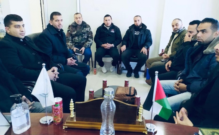  نيابة غزة الجزئية الأولي تعقد اجتماعاً مع قيادة المباحث العامة في محافظة غزة