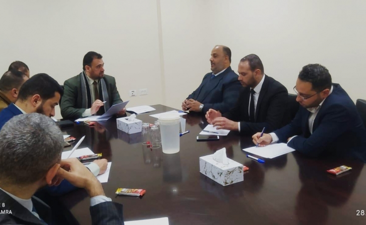 نيابة غزة الكلية تُجري زيارة لمحكمة بداية غزة