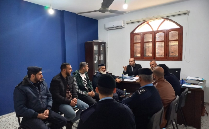 نيابة رفح الجزئية تنظّم محاضرة توعوية لمحققي شرطة محافظة رفح