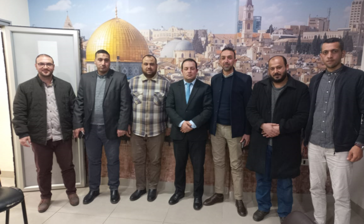 نيابة غزة الجزئية الثانية تجتمع بدائرة المباحث الطبية