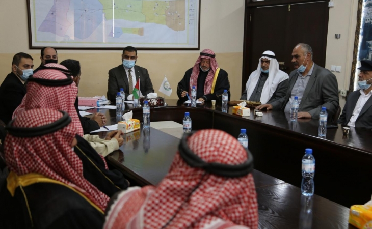 النائب العام يستقبل مخاتير ووجهاء وشباب قبيلة القطاطوة ويؤكد المحافظة على الاستقرار والسلم المجتمعي