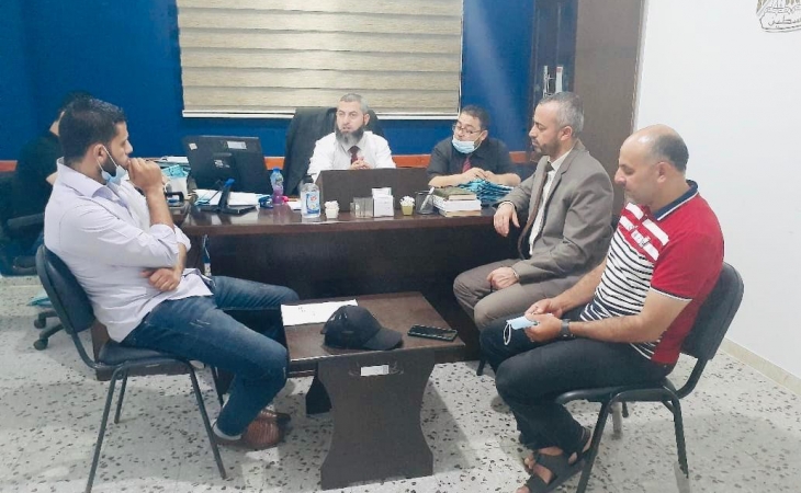  نيابة رفح الجزئية تعقد ورشة عمل مع ضباط مباحث المرور في المحافظة