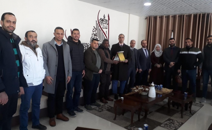  مدير نيابة غزة الجزئية الثانية يستقبل مدراء المباحث في محافظة غزة 