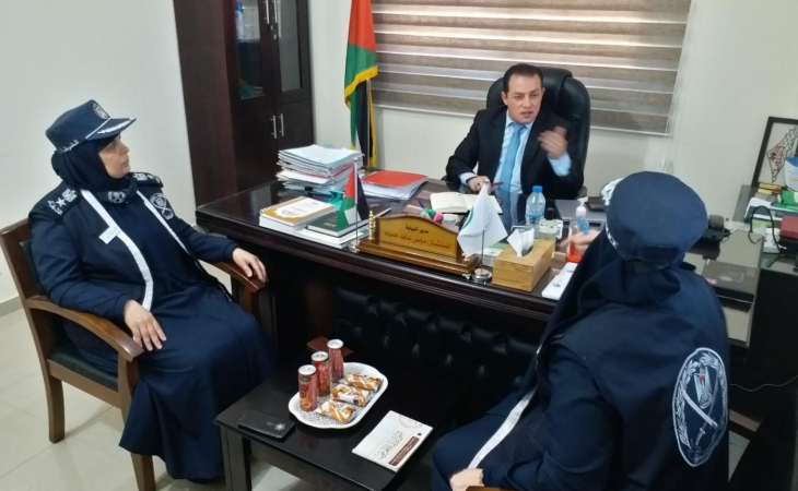 نيابة المؤسسات ومكافحة الفساد وجرائم الأموال تستقبل وفداً من إدارة الشرطة النسائية