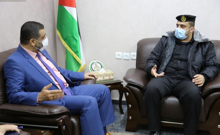 النائب العام يلتقي مدير عام مراكز الإصلاح والتأهيل في مكتبه، لمناقشة أوضاع النزلاء في ظل الظروف الاستثنائية