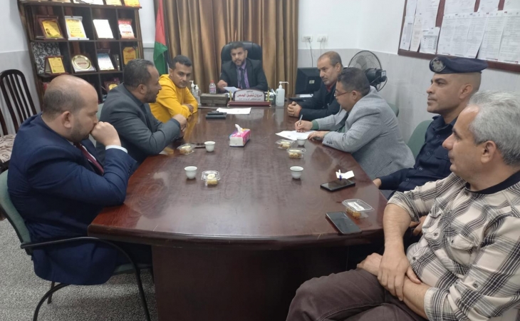 نيابة رفح الجزئية تُجري زيارة لمستشفى أبو يوسف النجار