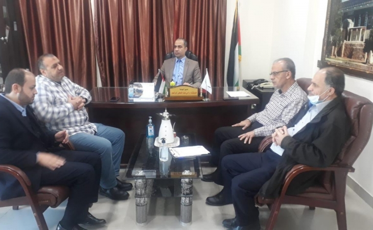نيابة غزة الجزئية الثانية تستقبل وفد من مكتب المراقب العام