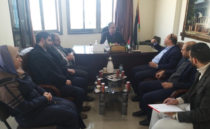 نيابة غزة الجزئية الثانية تعقد اجتماعاً مع وزارة الصحة