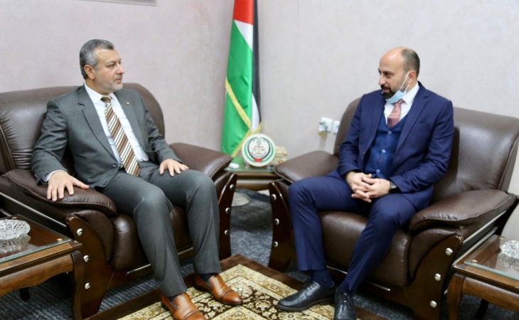 النائب العام يستقبل وفد من شركة الاتصالات الفلسطينية بالتل ويؤكد على إسناد القطاع الخاص