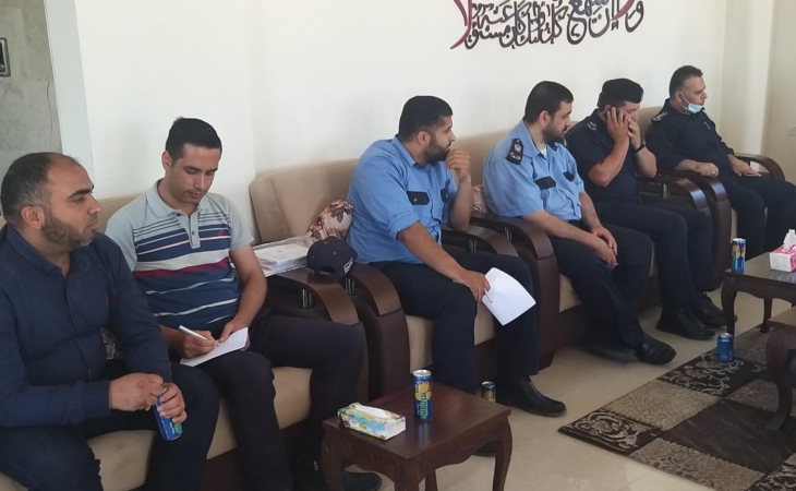 رئيس نيابة غزة الثالثة ومدير المكتب الفني ومدراء التنفيذ يؤكدون على التنسيق المشترك وسرعة تنفيذ الأوامر القضائية