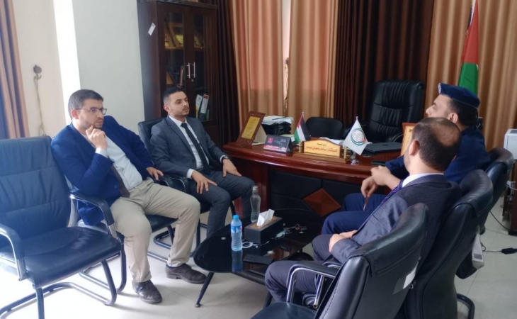 نيابة غزة الجزئية الأولى تعقد اجتماعاً مع مدير مركز شرطة الشجاعية