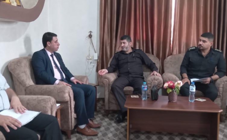 التفتيش القضائي في النيابة العامة تُجري زيارة لمركز إصلاح وتأهيل شمال غزة