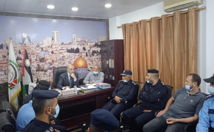 مدير نيابة الوسطي  يستقبل مدير شرطة المحافظة ويؤكدان علي تعزيز التعاون الاجرائي وتجويد الخدمات العدلية