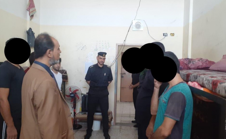  نيابة تنفيذ الأحكام تُجري جولة تفقدية على مركز إصلاح وتأهيل أصداء بمحافظة خانيونس