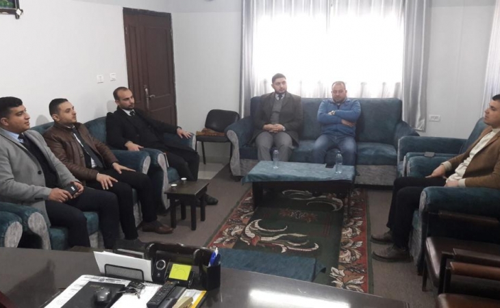 نيابة غزة الجزئية الأولى تعقد اجتماعاً مع قيادة مكافحة مخدرات غزة