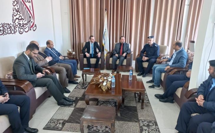 نيابة غزة الجزئية الثانية تستقبل مدير مركز الشاطئ