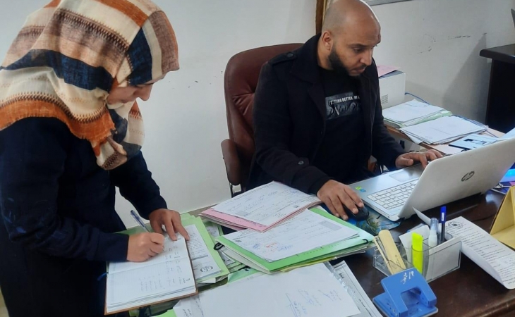 دائرة الأرشيف المركزي تعقد جولة تفقدية لكل من نيابة الوسطى وخانيونس ورفح