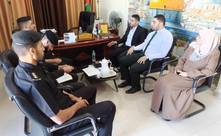 نيابة غزة الجزئية الأولي تعقد اجتماعاً مع إدارة مركز إصلاح وتأهيل طيبة المركزي بمحافظة غزة