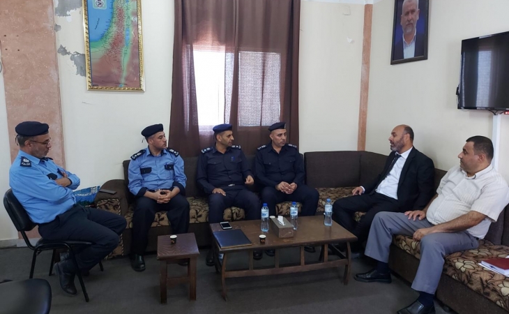 نيابة غزة الجزئية الثالثة تنظم جولة لمراكز شرطة غرب محافظة غزة