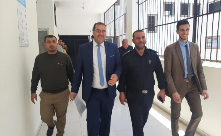  نيابة المؤسسات وجرائم الأموال تُجري جولة تفقدية على مركز إصلاح وتأهيل طيبة المركزي بمحافظة غزة