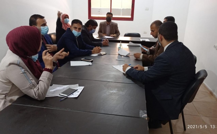 نيابة خانيونس الجزئية والكلية  يؤكدان على النهوض يجودة التحقيقات وضمان الحقوق الدستورية التي ترسي منهاج العدالة
