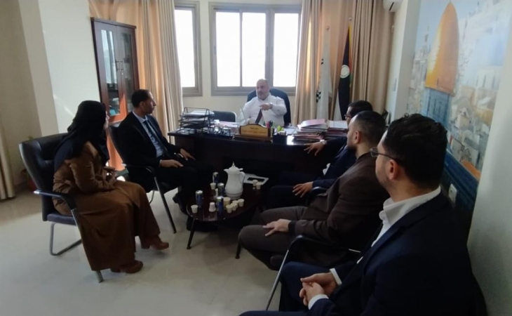 رئيس نيابة غزة الكلية يعقد اجتماعه الأول بأعضاء النيابة ورئيس قلمها