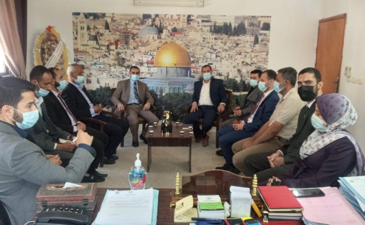 مدير نيابة شمال ومدير الشؤن القانونية بسلطة الأراضي يبحثان تعزيز حماية المال العام ومقدرات الدولة