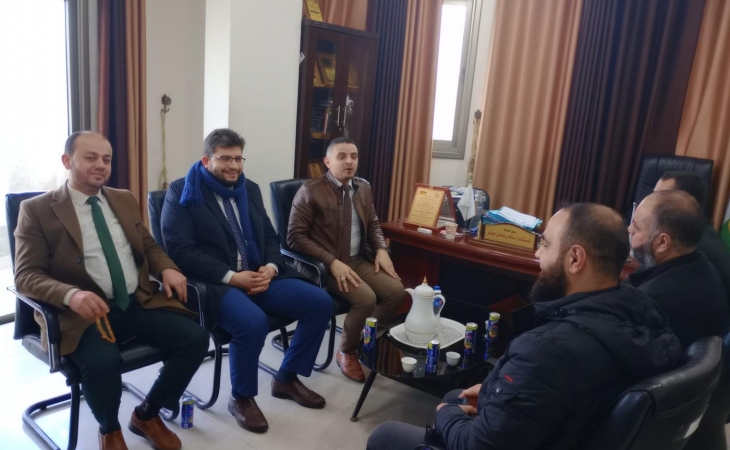 نيابة غزة الجزئية الأولى تلتقي مع أقسام مباحث مراكز شرطة شرق غزة