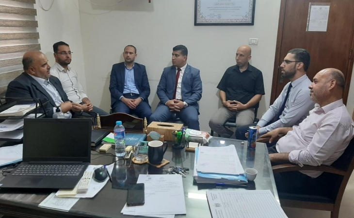 نيابة غزة الكلية تختتم جولة زيارات للنيابات الجزئية