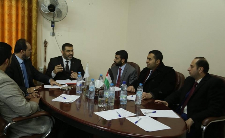 النائب العام المستشار/ ضياء الدين المدهون، يلتقي برئيس وأعضاء نيابة محافظة الوسطى