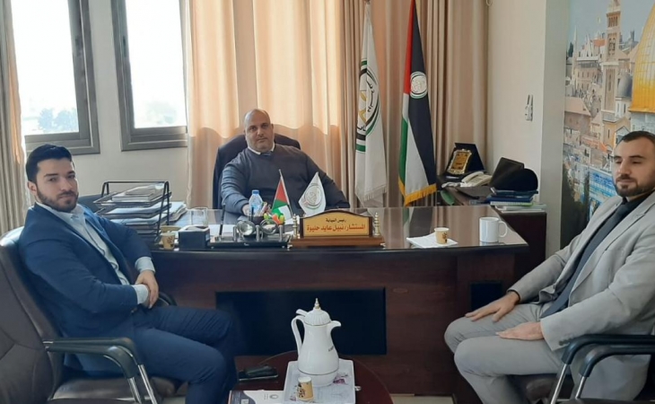 رئيس نيابة غزة الكلية يعقد اجتماعاً مع أعضاء النيابة المترافعين