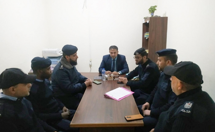 نيابة الوسطى الجزئية تُجري جولة تفتيشية على مركز شرطة دير البلح