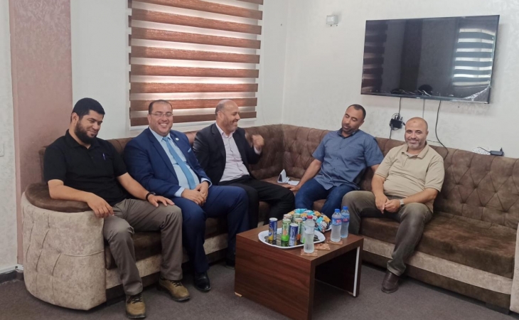 رئيس نيابة مكافحة الفساد وجرائم الأموال يُجري زيارة لدائرة التحقيق المركزي