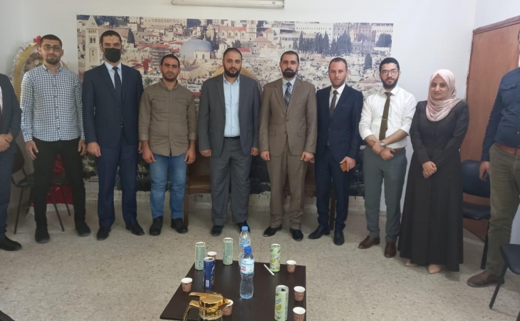 نيابة الشمال الجزئية تجتمع بقسم المصادر الفنية في المباحث العامة 