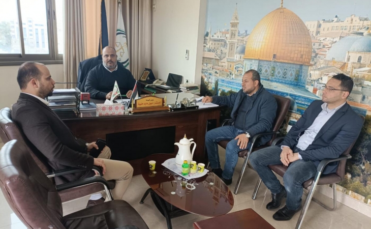 نيابة غزة الكلية تستقبل الشؤون القانونية بالإدارة العامة لمكافحة المخدرات