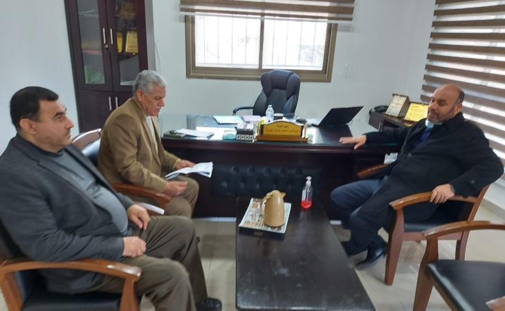 نيابة غزة الجزئية الثالثة تستقبل مدير عام الإدارة العامة لشؤون العشائر ورجال الإصلاح