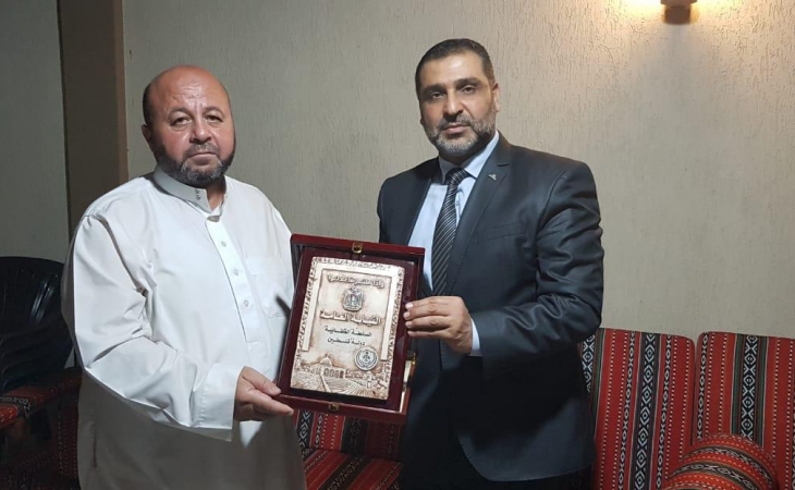 خلال زيارته التكريمية لقائد عام الشرطة الفلسطينية السابق النائب العام: الشرطة الفلسطينية درع الوطن، وذراع النيابة العامة في انفاذ القانون