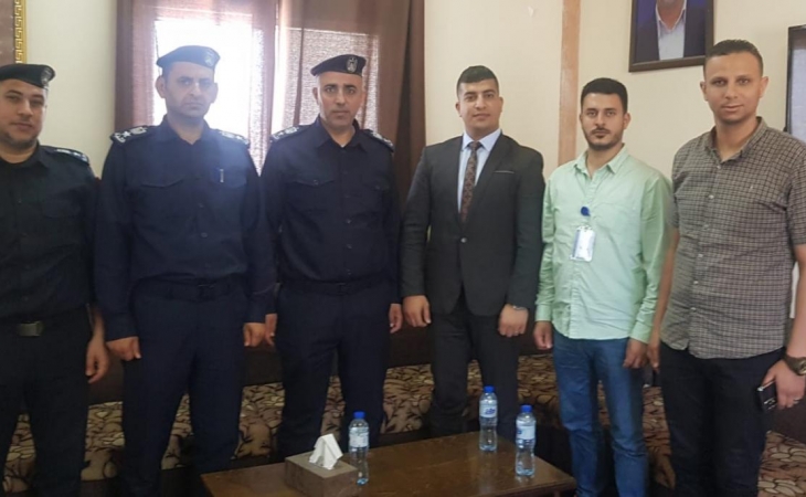 دائرة الشيكات بنيابة غزة الجزئية الثالثة تنظم زيارة لمركز شرطة الشاطئ